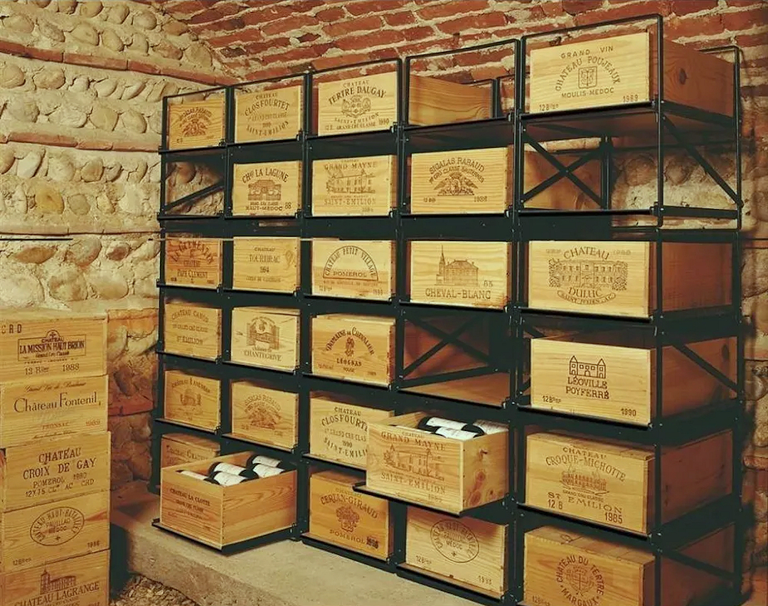 Wijnkistenrekken collectie